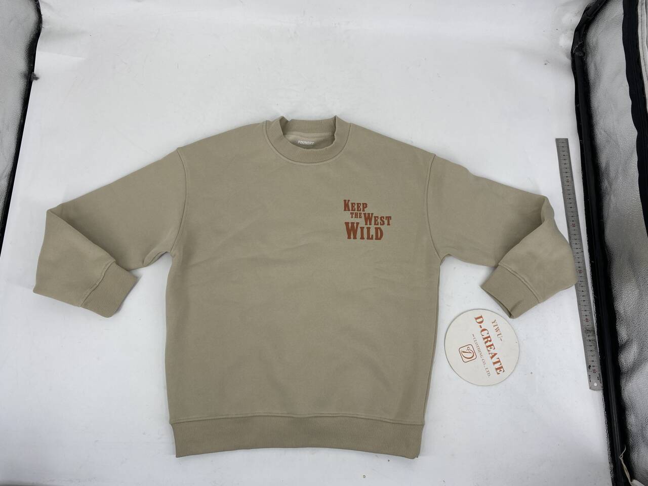 custom print cotton fleece sweatshirt